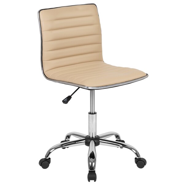 Flash Furniture Vinyl Office Chair, Tan - DS-512B-TAN-GG
