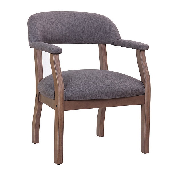 Boss Modern Chair, 24 in W 26" L 31" H, Fixed - B9540DW-SG