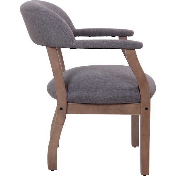 Boss Modern Chair, 24 in W 26" L 31" H, Fixed - B9540DW-SG
