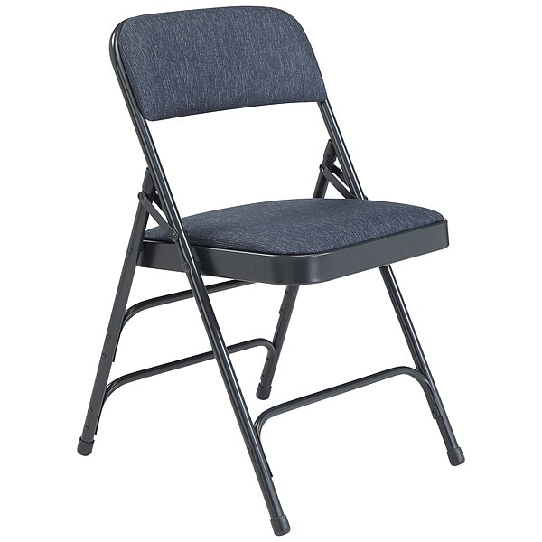 National Public Seating Folding Chair, Blue, 18-3/4 In., PK4 - 2304
