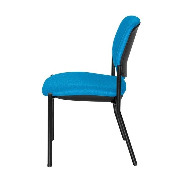 United Chair Co Guest Chair, 21inx23inx32-3/4in, Abyss Fabric/Black Frame, 2PK - UNCBR31CP01DP