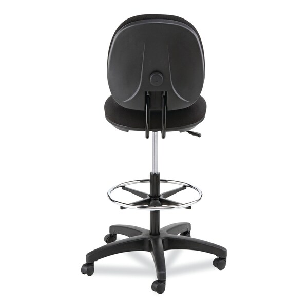 Alera Drafting Chairs, Acrylic, 24" to 34-1/2" Height, No Arms, Black - ALEIN4611