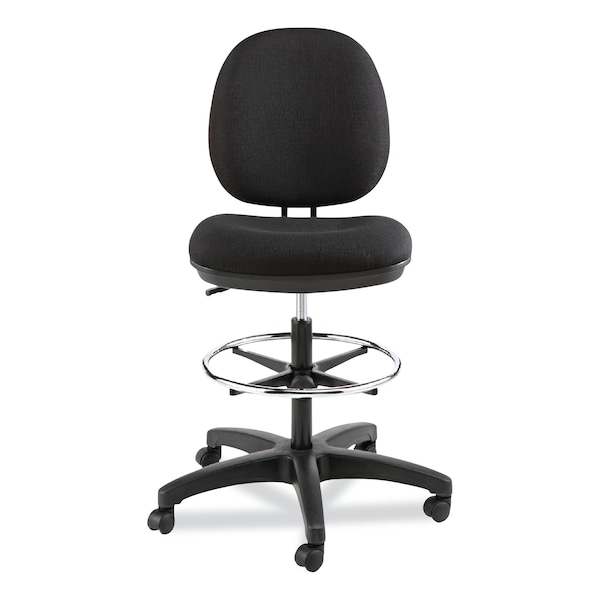 Alera Drafting Chairs, Acrylic, 24" to 34-1/2" Height, No Arms, Black - ALEIN4611