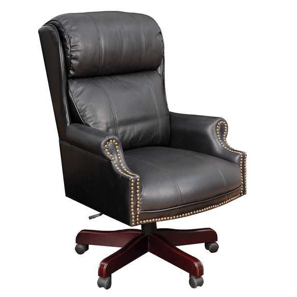 Regency Executive Chair, Series Executive Leather Upholstery Black - 9099LBK