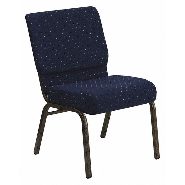 Flash Furniture Hercules Church Chair, Blue Back, 21-1/4 in W 25" L 33" H, Fabric Seat - FD-CH0221-4-GV-S0810-GG