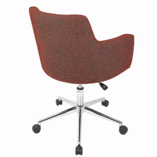 Lumisource Andrew Adjustable Office Chair in Red - OC-ANDRW R