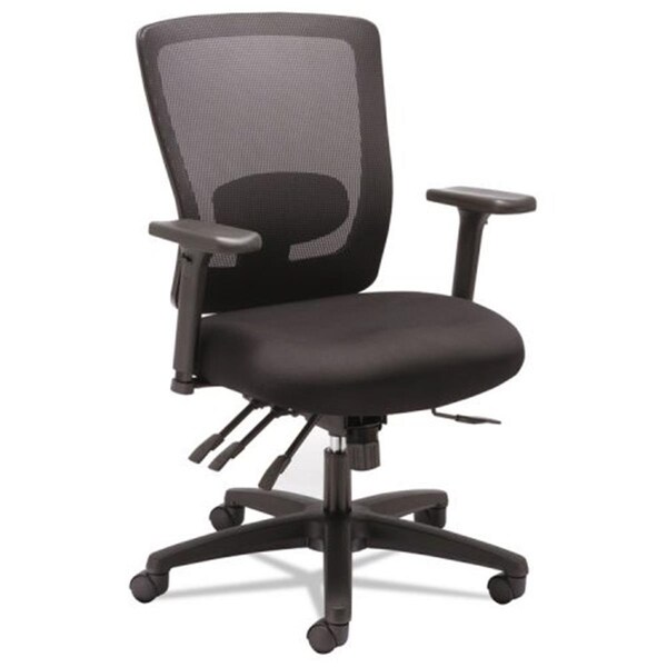 Fine-Line ALE Envy Series Mesh Mid-Back Multifunction Chair, Black - FI2659254