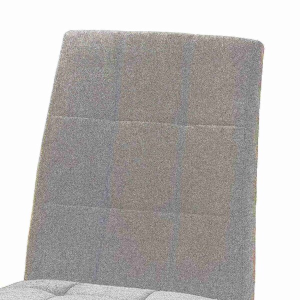 Baxton Studio Tara Mid-Century Transitional Light Grey Fabric and Walnut Brown Finished Wood 2-PC Dining Chair Set - 186-11673-ZORO