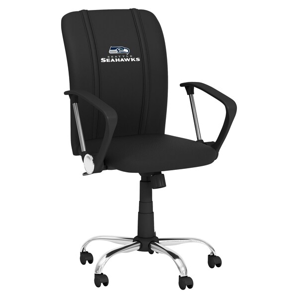 Dreamseat Curve Task Chair with Seattle Seahawks Secondary Logo - XZOCCURVE-PSNFL21036