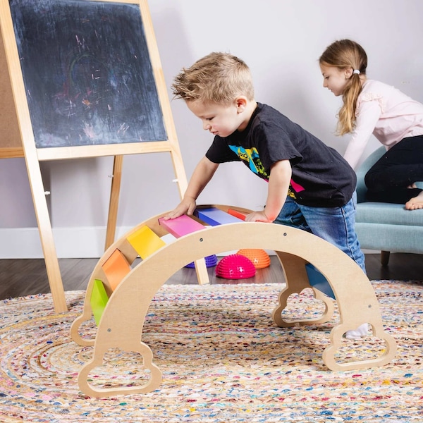 Bintiva Wooden Childrens Rocker for Toddlers - SC-WDROKR-STD-BT