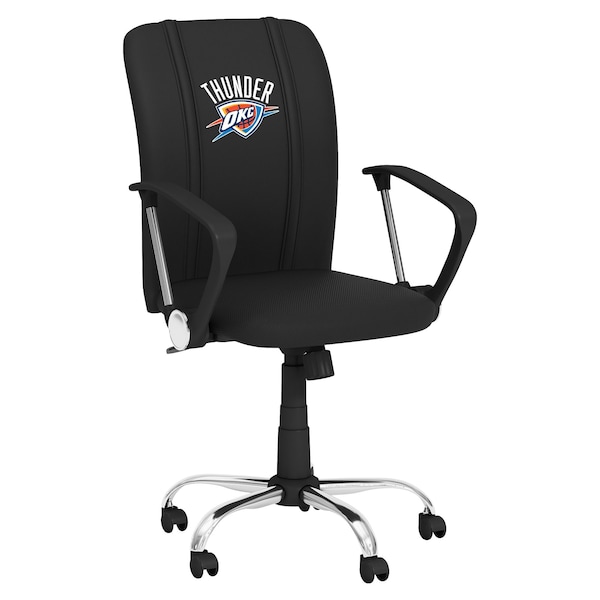 Dreamseat Curve Task Chair with Oklahoma City Thunder Logo - XZOCCURVE-PSNBA32060