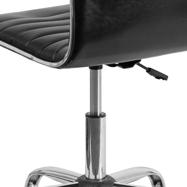 Flash Furniture Contemporary Chair, 18" to 23", Black - DS-512B-BK-GG