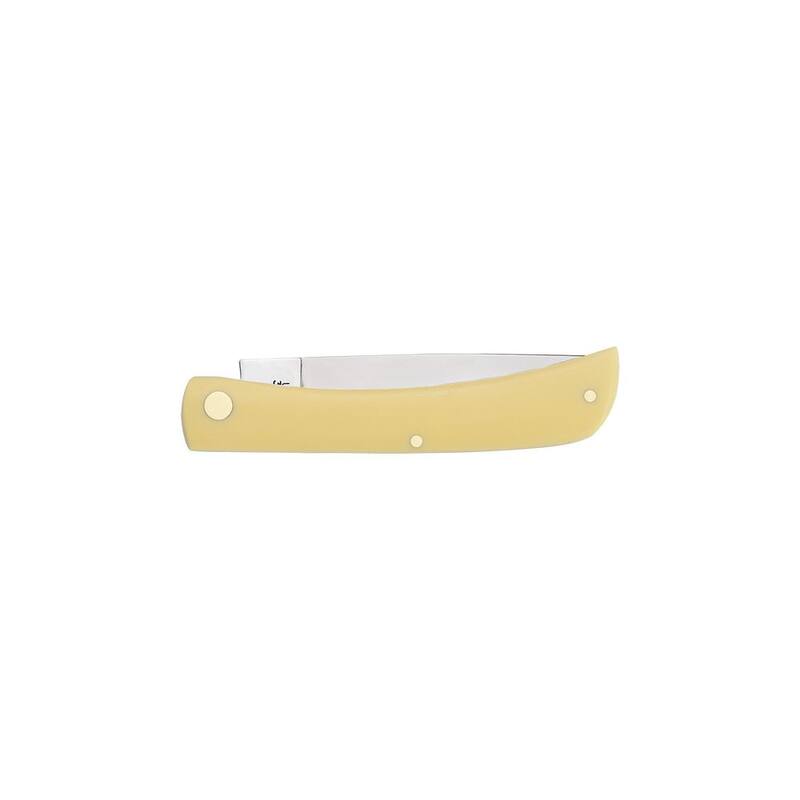 W. R. Case & Sons Cutlery Co Smooth Yellow Synthetic CS Sod Buster Jr Pocket Knife - FI00038