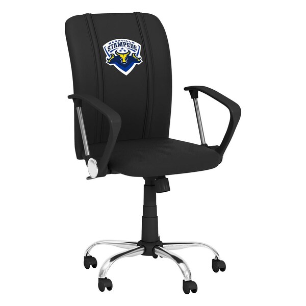 Dreamseat Curve Task Chair with Nashville Stampede Primary Logo - XZOCCURVE-PSPBR0040