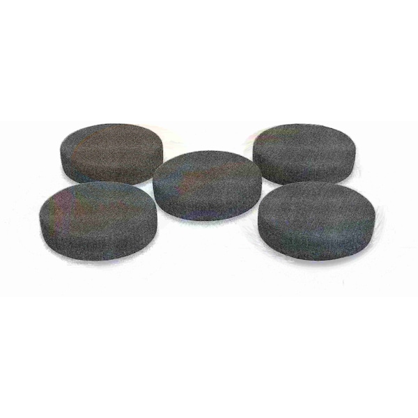 Mooreco Soft Seating, Dot with Rocking Black Base (SPRADLING, INTERLACE CHARCOAL), PK5 - 87845