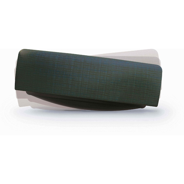 Mooreco Soft Seating, Dot with Rocking Black Base (SPRADLING, INTERLACE CHARCOAL), PK5 - 87845