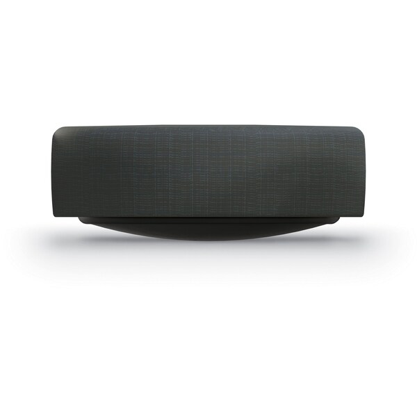 Mooreco Soft Seating, Dot with Rocking Black Base (SPRADLING, INTERLACE CHARCOAL), PK5 - 87845