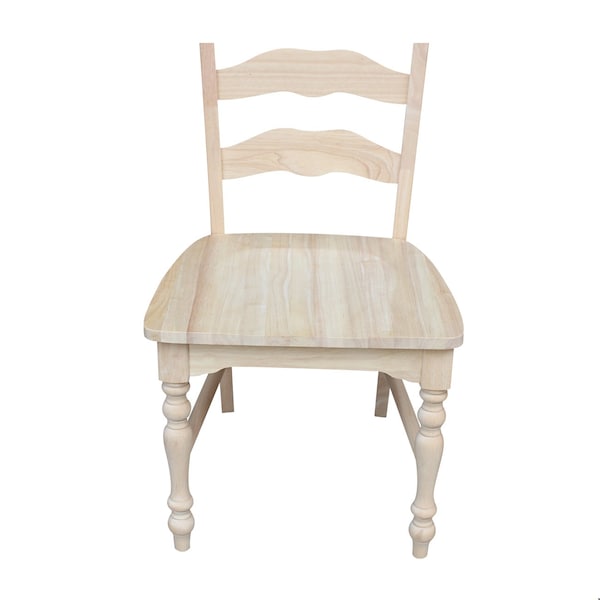 Whitewood Industries Chairs, Wood Back, 42.1 W 22.6 H - C-2170P