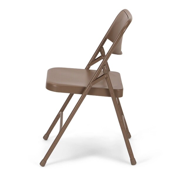 Atlas Commercial Products Beige Steel Folding Chair - MFC22BGE