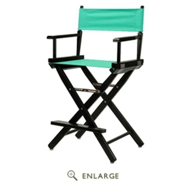 Casual Home Casual Home 220-02-021-17 24 in. Directors Chair Black Frame with Teal Canvas - 220-02/021-17