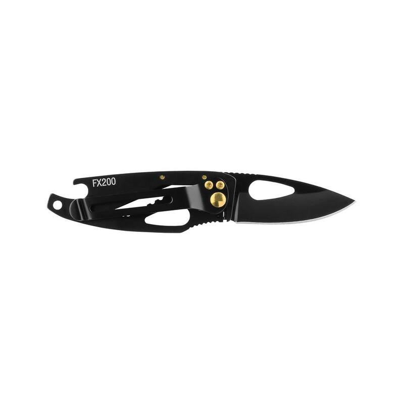 Coast FX200 2 in. Stainless Steel Folding Knife with Bottle Opener - 20690