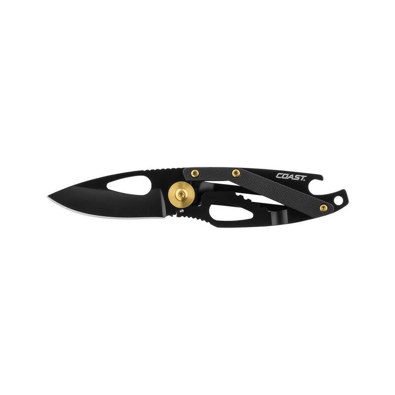 Coast FX200 2 in. Stainless Steel Folding Knife with Bottle Opener - 20690