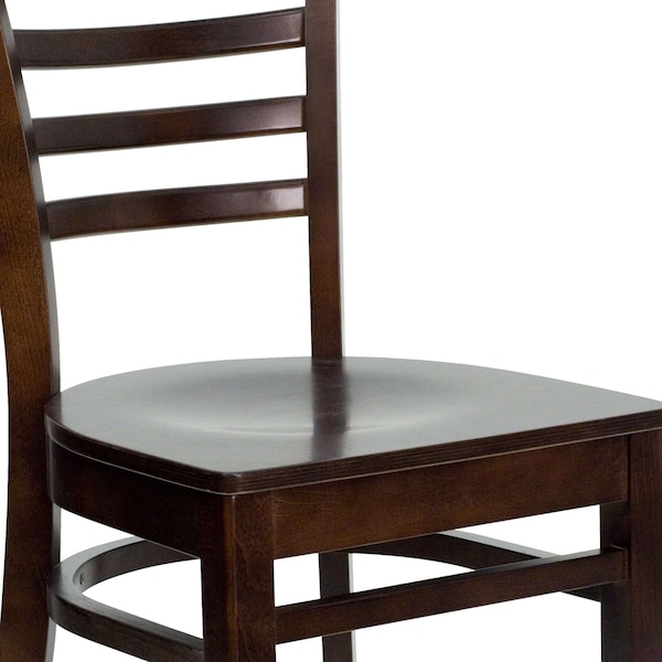 Flash Furniture Hercules Restaurant Chair, 17-1/4 in W 20" L 33-3/4" H - XU-DGW0005LAD-WAL-GG