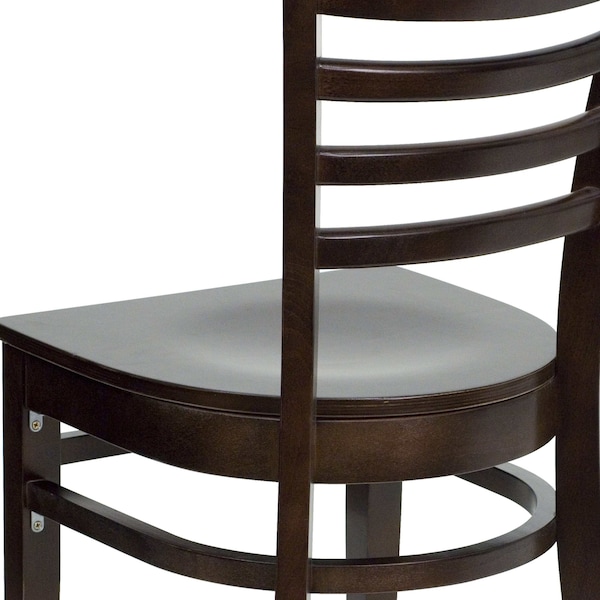 Flash Furniture Hercules Restaurant Chair, 17-1/4 in W 20" L 33-3/4" H - XU-DGW0005LAD-WAL-GG