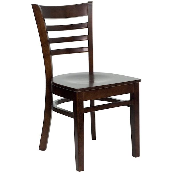 Flash Furniture Hercules Restaurant Chair, 17-1/4 in W 20" L 33-3/4" H - XU-DGW0005LAD-WAL-GG