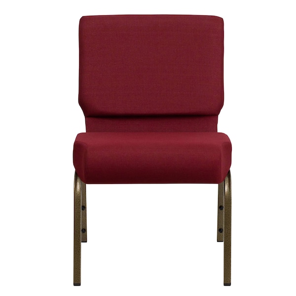Flash Furniture Hercules Church Chair, 21-1/4 in W 25" L 33" H, Fabric Seat - FD-CH0221-4-GV-3169-GG