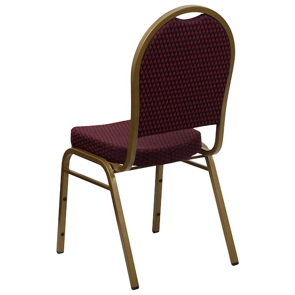Flash Furniture Hercules Banquet Chair, 17-1/4 in W 20-1/4" L 37-1/2" H, Fixed, Fabric Seat - FD-C03-ALLGOLD-EFE1679-GG