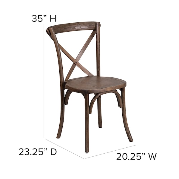 Flash Furniture Hercules Chair, 20-1/4 in W 23-1/4" L 35" H - XU-X-EA-GG
