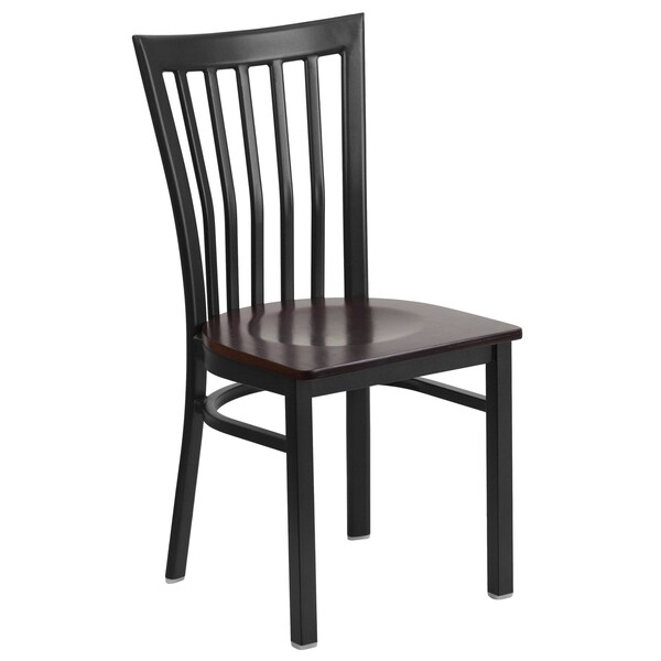 Flash Furniture Hercules Restaurant Chair, 17-1/4 in W 18-3/4" L 34-3/4" H - XU-DG6Q4BSCH-WALW-GG
