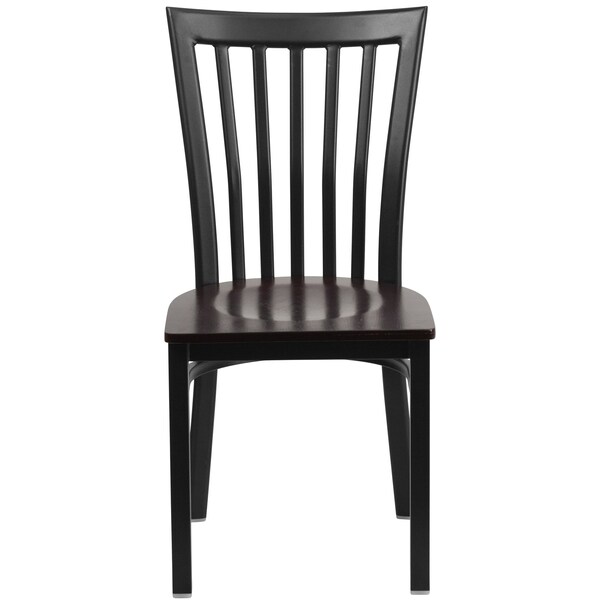 Flash Furniture Hercules Restaurant Chair, 17-1/4 in W 18-3/4" L 34-3/4" H - XU-DG6Q4BSCH-WALW-GG
