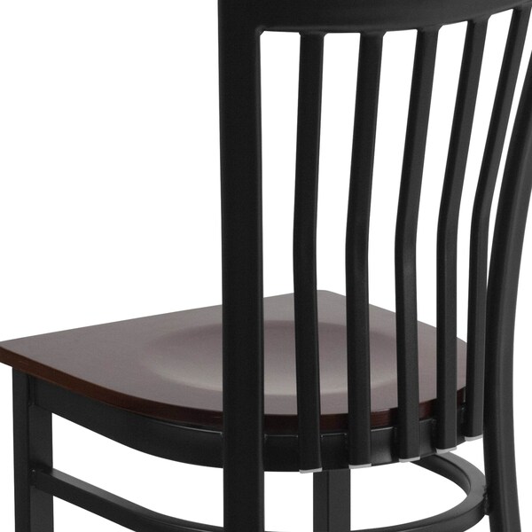 Flash Furniture Hercules Restaurant Chair, 17-1/4 in W 18-3/4" L 34-3/4" H - XU-DG6Q4BSCH-WALW-GG