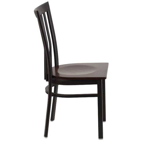 Flash Furniture Hercules Restaurant Chair, 17-1/4 in W 18-3/4" L 34-3/4" H - XU-DG6Q4BSCH-WALW-GG