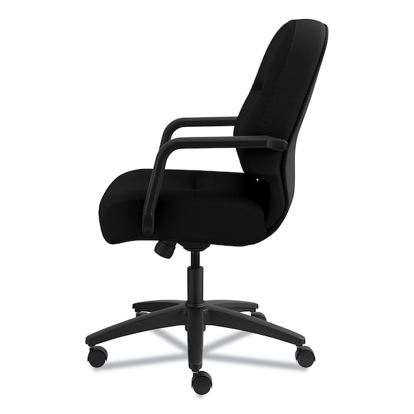 Hon Pillow-Soft 2090 Managerial Mid-Back Swivel/Tilt Chair, Black Fabric - H2092.H.CU10.T