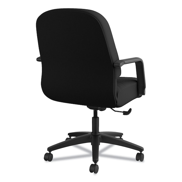 Hon Pillow-Soft 2090 Managerial Mid-Back Swivel/Tilt Chair, Black Fabric - H2092.H.CU10.T