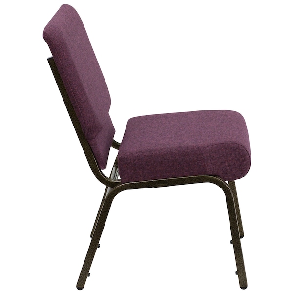 Flash Furniture Hercules Church Chair, 21-1/4 in W 25" L 33" H, Fabric Seat - FD-CH0221-4-GV-005-GG