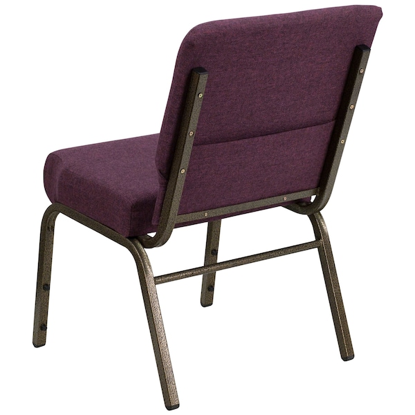 Flash Furniture Hercules Church Chair, 21-1/4 in W 25" L 33" H, Fabric Seat - FD-CH0221-4-GV-005-GG