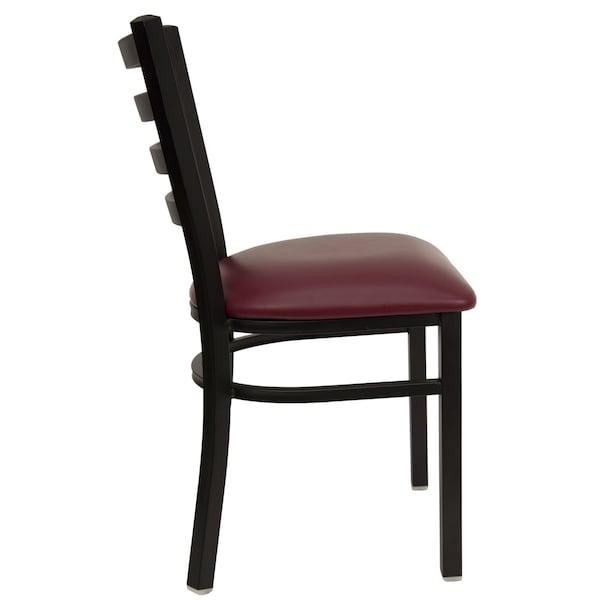 Flash Furniture Hercules Restaurant Chair, 16-1/2 in W 17" L 32-1/4" H - XU-DG694BLAD-BURV-GG