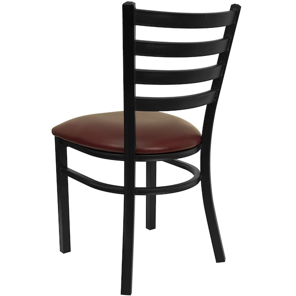 Flash Furniture Hercules Restaurant Chair, 16-1/2 in W 17" L 32-1/4" H - XU-DG694BLAD-BURV-GG