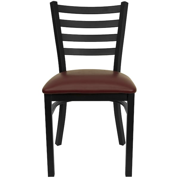 Flash Furniture Hercules Restaurant Chair, 16-1/2 in W 17" L 32-1/4" H - XU-DG694BLAD-BURV-GG