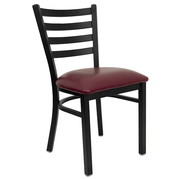 Flash Furniture Hercules Restaurant Chair, 16-1/2 in W 17" L 32-1/4" H - XU-DG694BLAD-BURV-GG