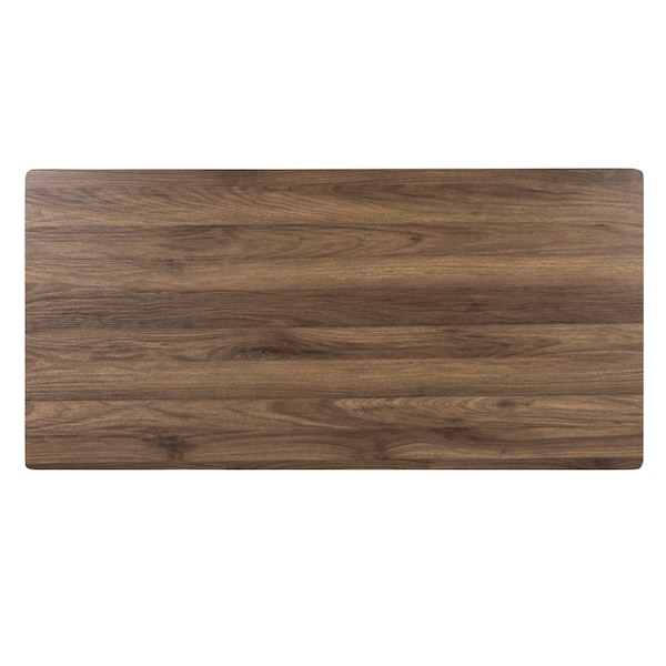 Flash Furniture Walnut 3 Drawer Pedestal Desk - NAN-WK-008-RU-GG