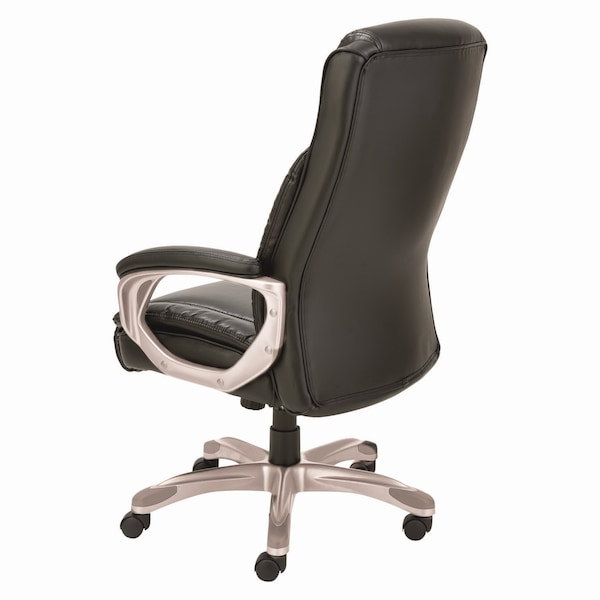 Alera Veon Executive Leather Chair, Black - ALEVN4119
