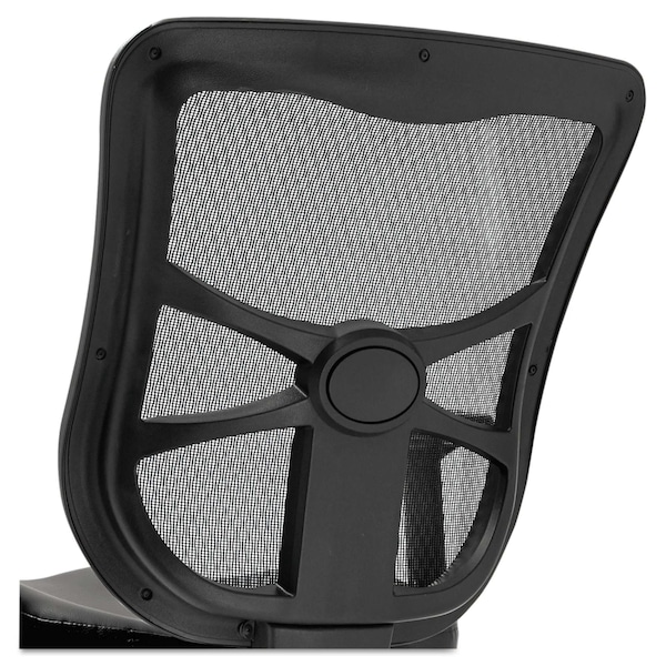 Alera Task Chair Desk Chair, Padded Arms, 18-1/8" to 21-3/4" Height, Leather, Black - ALEEL4215
