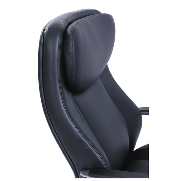 La-Z-Boy Commercial 2000 Big & Tall Executive Chair, To 400 lbs., Black/Silver - 48968