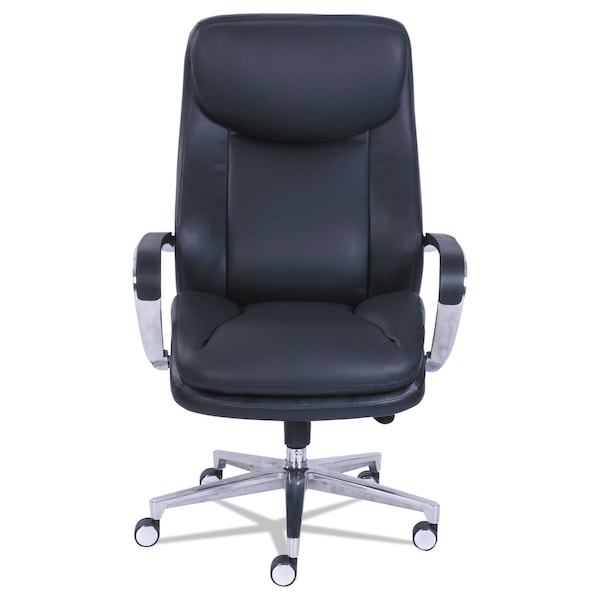 La-Z-Boy Commercial 2000 Big & Tall Executive Chair, To 400 lbs., Black/Silver - 48968