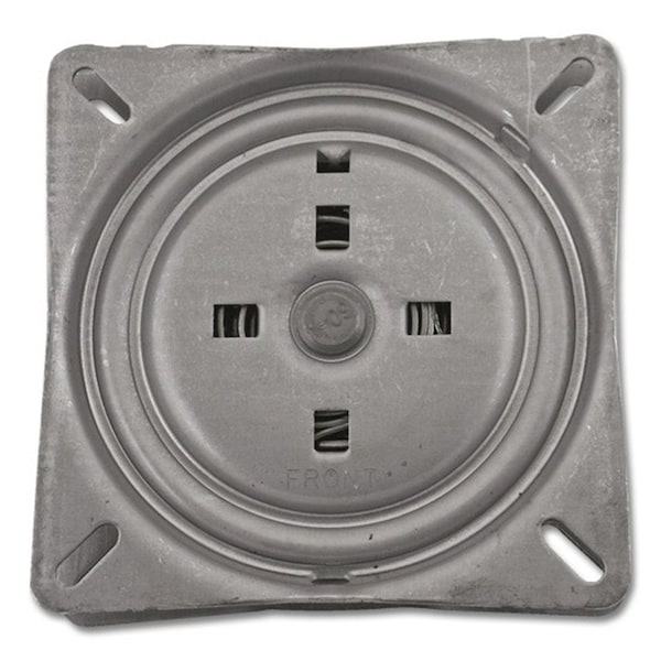 Trendler 3 DegreeTilt with 90 DegreeReturn 7 in. Metal Stool Swivel - 40.712R.3